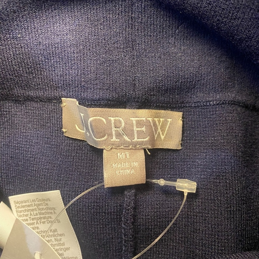 NWT J. Crew Women’s Delaney Kick Out Sweater Pants Medium Tall - Picture 5 of 8
